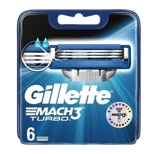 Gillette Mach3 Turbo Replacement Blades