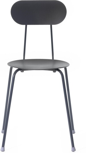 Magis - Mariolina Chair Mono/grey Anthracite Spisestoler Enzo Mari Grå Metall/plast