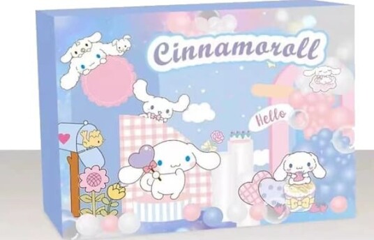 Adventskalender 2024 Kuromi My Melody Cinnamoroll Sanrio Leketilbehør Julekalender Nedtellingskalender Barnepresenter Cinnamoroll_tfrf