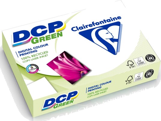 Clairefontaine Dcp Green 200 G A4 Resirkulert Papir 250 Ark