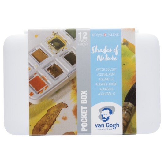 Van Gogh Pocket Box Water Color Nature Set of 12