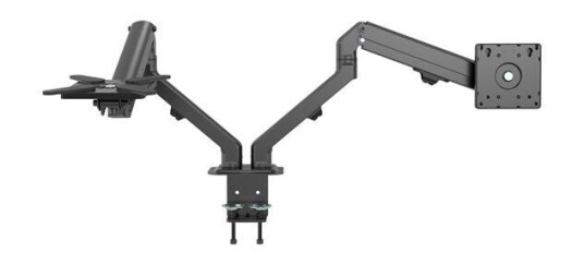 Vision Monitor Desk Arm Dual Matt Black Vision Monitor Desk Arm Dual Matt Black