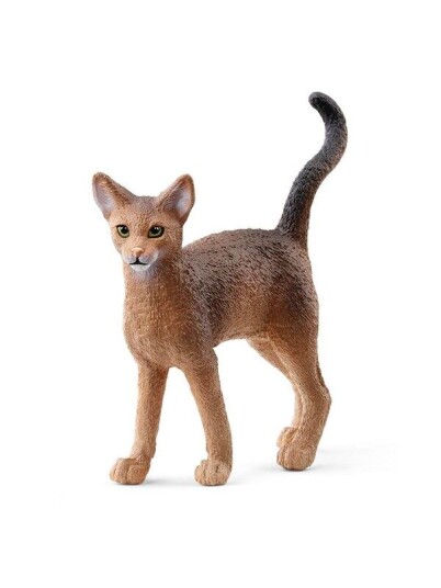Schleich Abyssinian Cat Figur i Plast 5,2 cm - Dyr Tema