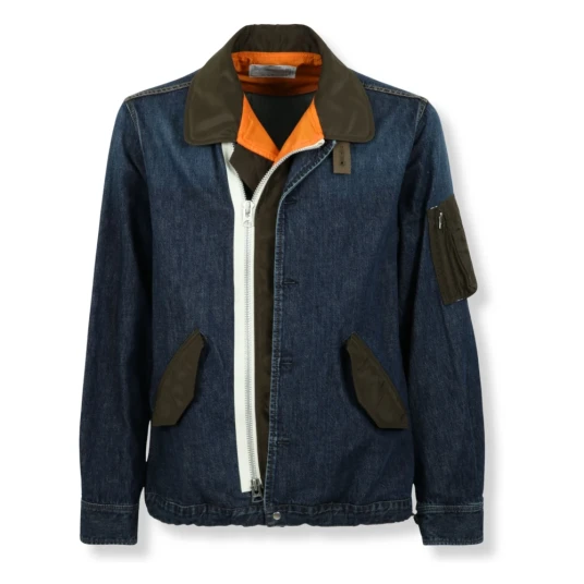 Sacai, Herre, Jakker, Blå, M, Sacai, Herre, Jakker, Blå, M,