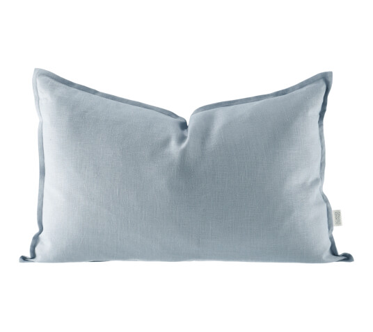 Scandi Living Calm putetrekk lin 40 x 60 cm, Sky Blue