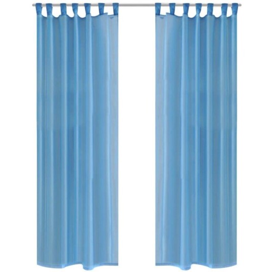Vidaxl Turkis Gardiner 140 X 225 Cm 2 Stk