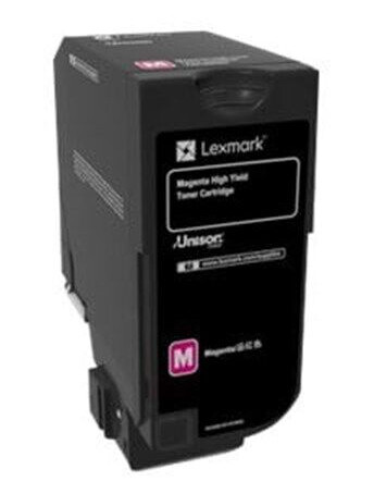 Lexmark CS725 TONER CARTRIDGE MAGENTA - Laser toner Rød