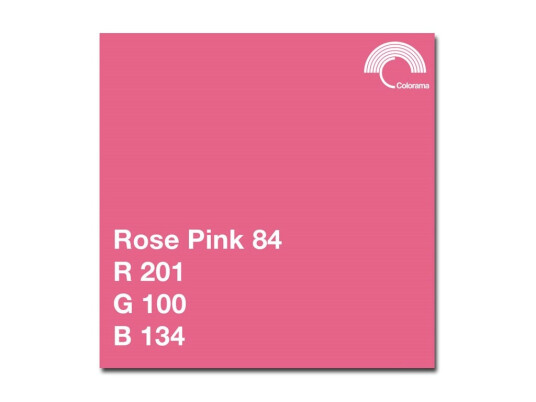 Colorama Bakgrunnspapir 0184 Rose Pink 2,72 x 11 meter Colorama Bakgrunnspapir 0184 Rose Pink 2,72 x 11 meter