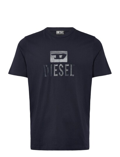 Diesel T Just Tone On Tone Maglietta   Navy   M