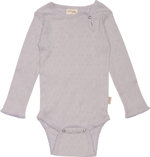 Petit Piao Body Pointelle Light Lavender (62 / 3 mnd)