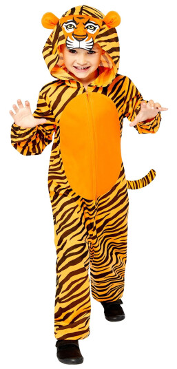 Amscan International Tiger Onesie Barn Karnevalskostyme  XLarge