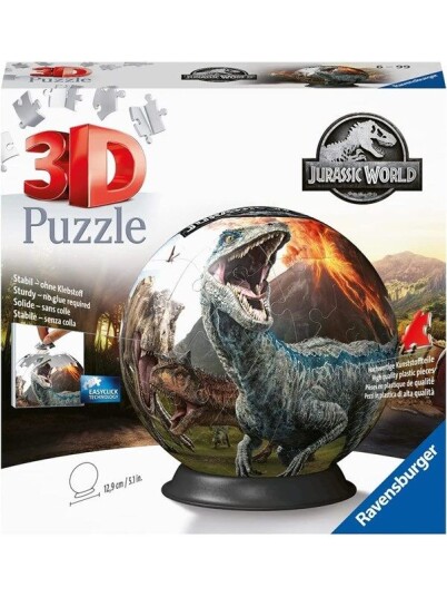 Ravensburger 3D Puzzle-Ball Jurassic World 72pcs 3D Puslespill