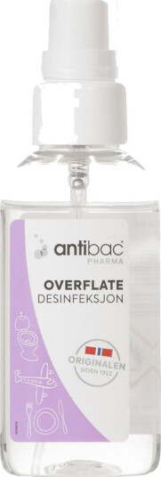 Antibac overflater spray