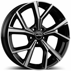 GMP Mentor Black Machined Face 8x18 5x108 ET42 B73.1 GMP Mentor Black Machined Face 8x18 5x108 ET42 B73.1