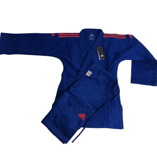 Adidas Judo Judo Uniform Adidas Judo 'Champion 2.0' Slim Fit Blå Rød