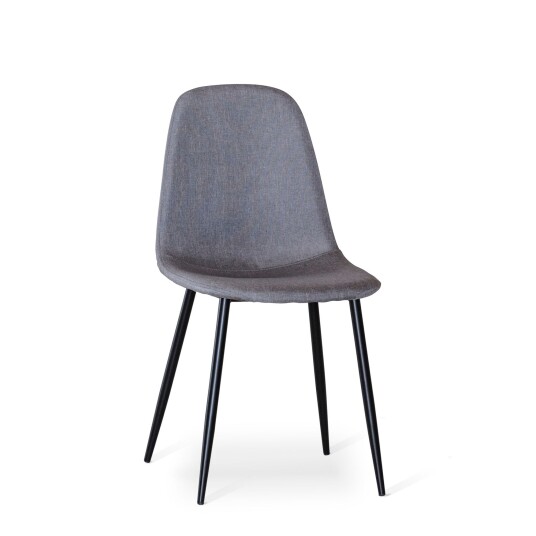 Torkelson Thea stol Grå Textil/svart Grå