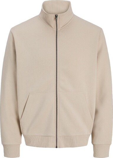 Jack & Jones Collegegenser Jjebradley Sweat Zip Hn Grå