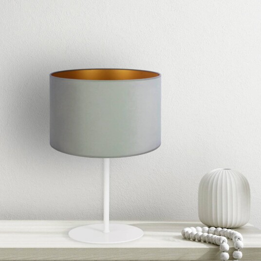 Duolla Bordlampen Golden Roller høyde 30cm mintgrønn/gull
