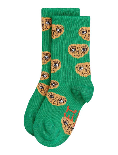 Mini Rodini E.t 1-Pack Sock - Green - 20/23