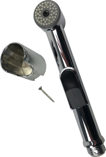 Løs forkrommet bidet hånddusj chrome