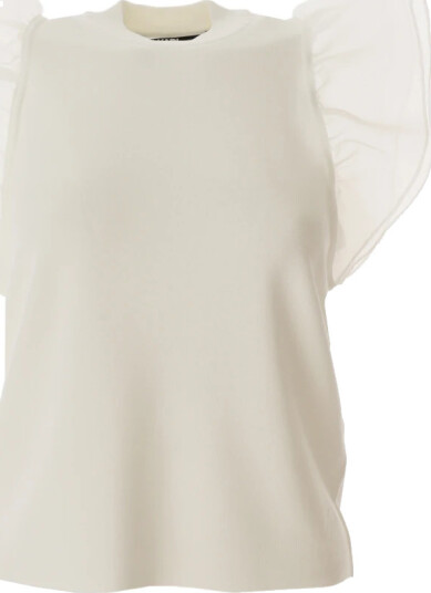 Karl Lagerfeld Dame Topper Hvit L,