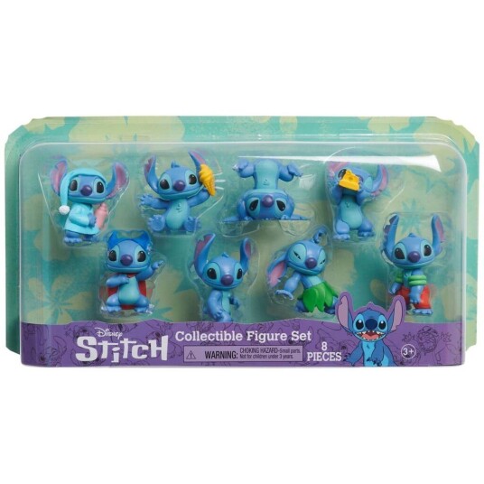 Disney Stitch 8-Pack Figurer 7 cm - Samling av Lekefigurer Disney Stitch 8-Pack Figurer 7 cm - Samling av Lekefigurer