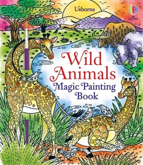 Wild Animals Magic Painting Book Av Sam Baer