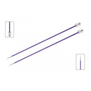 KnitPro Zing Strikkepinner / Genserpinner Aluminium 25cm 7,00mm / 9.8i