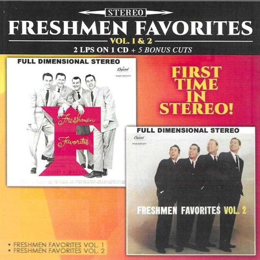 The Four Freshmen Freshmen Favorites 1 & 2 CD