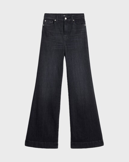 7 For All Mankind Dame Jeans Svart W26,