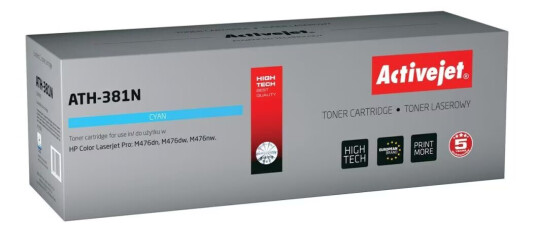 Toner Activejet ATH-381N Cyan