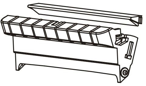 ZEBRA Front Bezel Dispenser DT