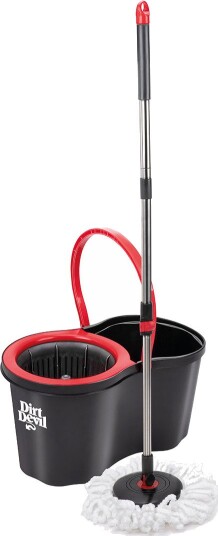 Dirt Devil Teleskopmopp med spinnfunksjon 98-118 cm (16 liter)