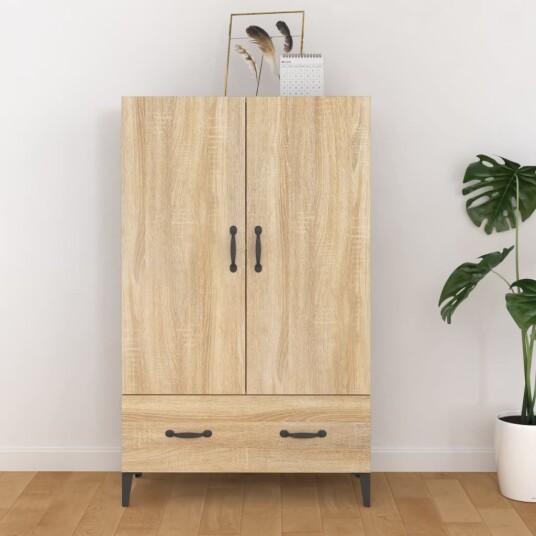 vidaXL Highboard sonoma eik 70x31x115 cm konstruert tre vidaXL Highboard sonoma eik 70x31x115 cm konstruert tre