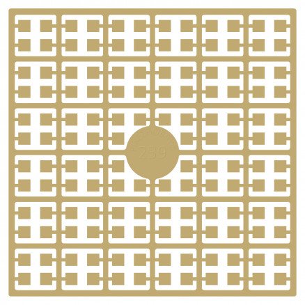 Pixelhobby Midi perler 239 Sand 2x2mm 140 piksler