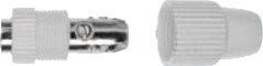 E+P Kw 4 S, Coax Plug, Hankjønn, Hunkjønn, 1 Stykker