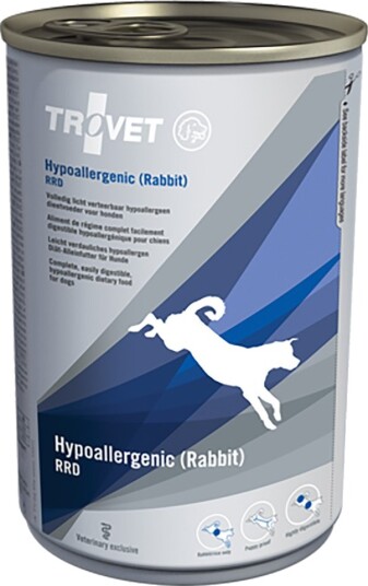 Trovet våtfôr Hypoallergenic kanin våtfôr RRD 400 g