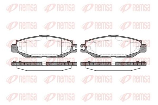Bremseklosser REMSA 0457.00 Bremseklosser REMSA 0457.00