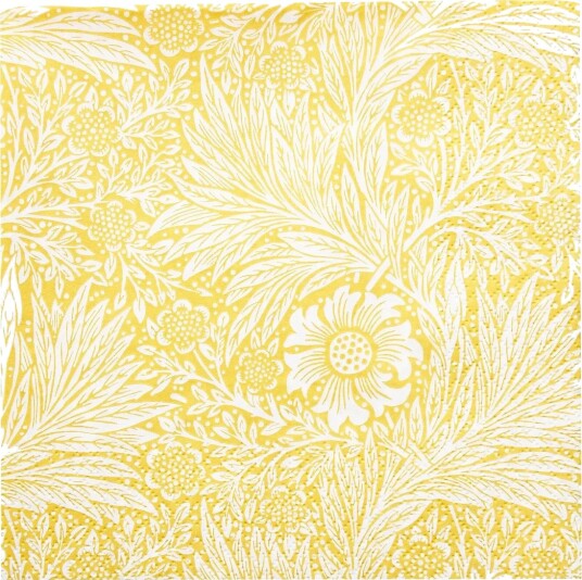 William Morris By havi William Morris Napkin Marigold Napkin   Yellow   24X24CM
