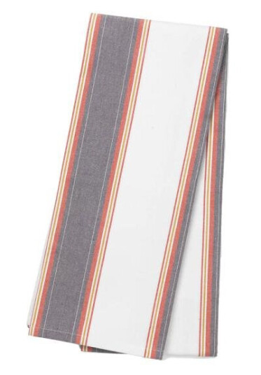 By Mogensen Duk 140x140 cm large stripes hvit/rød By Mogensen Duk 140x140 cm large stripes hvit/rød