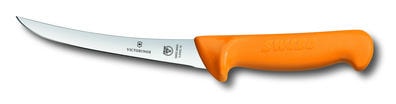 Utbeiningskniv, 16 cm, Swibo gult håndtak