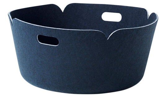 Muuto Restore oppbevaringskurv rund midnight blue Muuto Restore oppbevaringskurv rund midnight blue