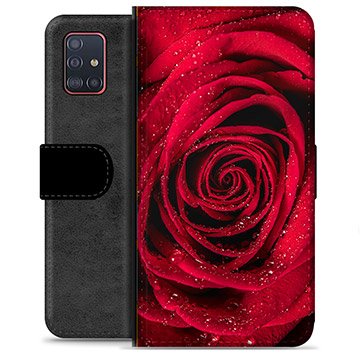 Samsung Galaxy A51 Premium Lommebok-deksel Rose