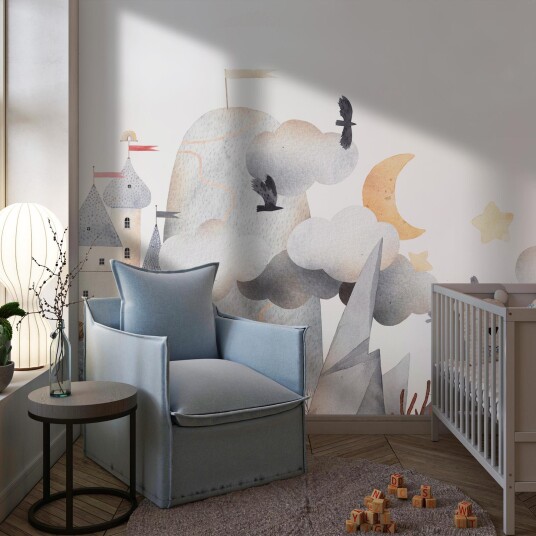 Tapet Fantasy Slott Design