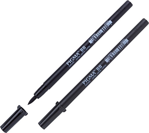 Sakura Pigma Brush Pen Black Fine