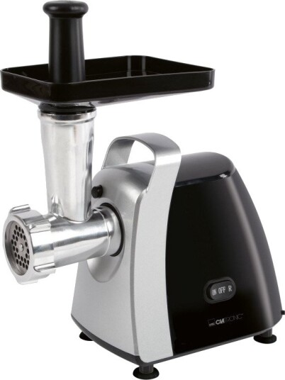 Clatronic FW 3803 Kjøttkvern - 1000W - Svart/Rustfritt Stål