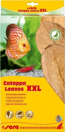 Sera Katappa Blader Xxl 32 Cm 10 Stk. Sera Katappa Blader Xxl 32 Cm 10 Stk.