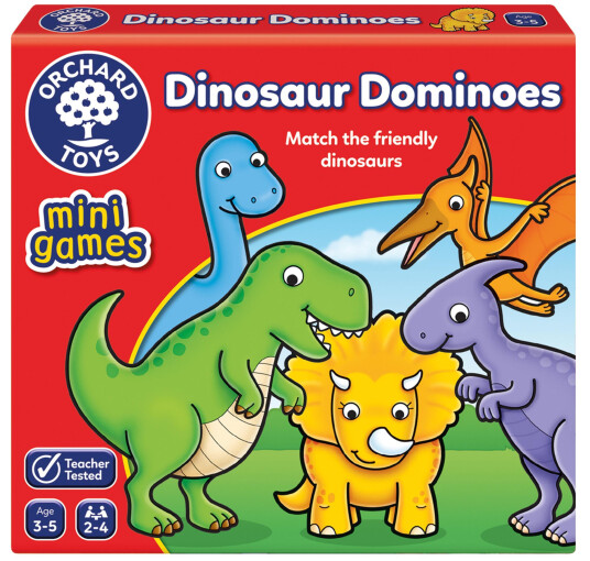 Orchard Dinosaur Dominoes Minispill for Barn 3+ år Orchard Dinosaur Dominoes Minispill for Barn 3+ år