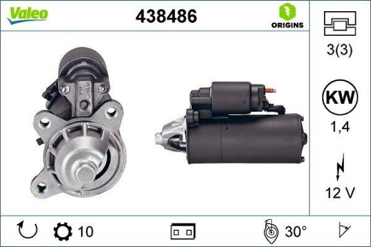 Starter VALEO 438486