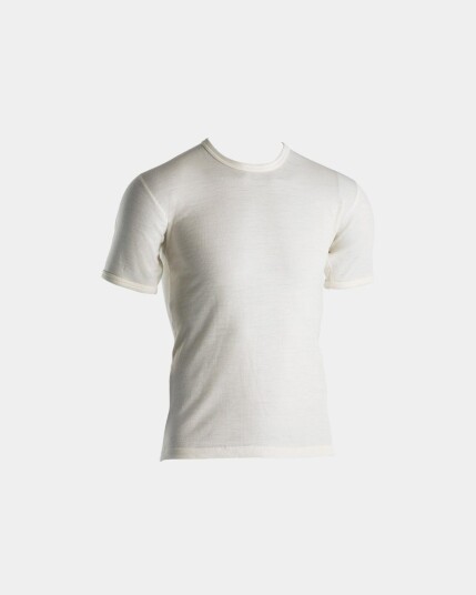 Dovre T Skjorte Merino ull Hvit